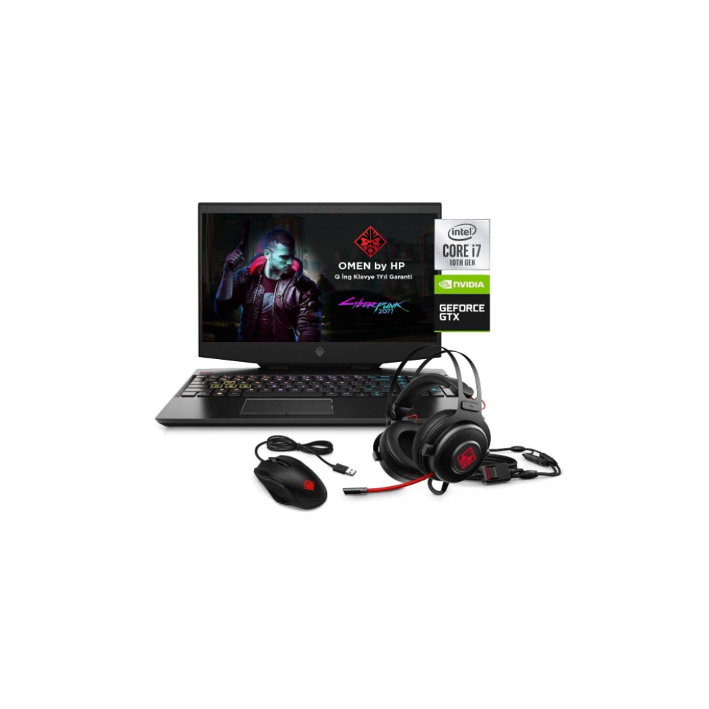 Omen Gaming Laptop with Headphone and Mouse 