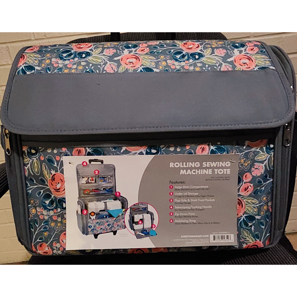 Everything Mary Rolling Sewing Machine Tote